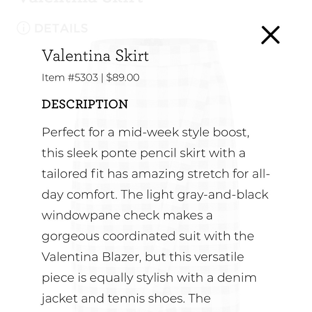 Cabi Valentina Blazer & Skirt (Skirt Suit) - Picture 8 of 12